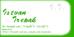 istvan trepak business card